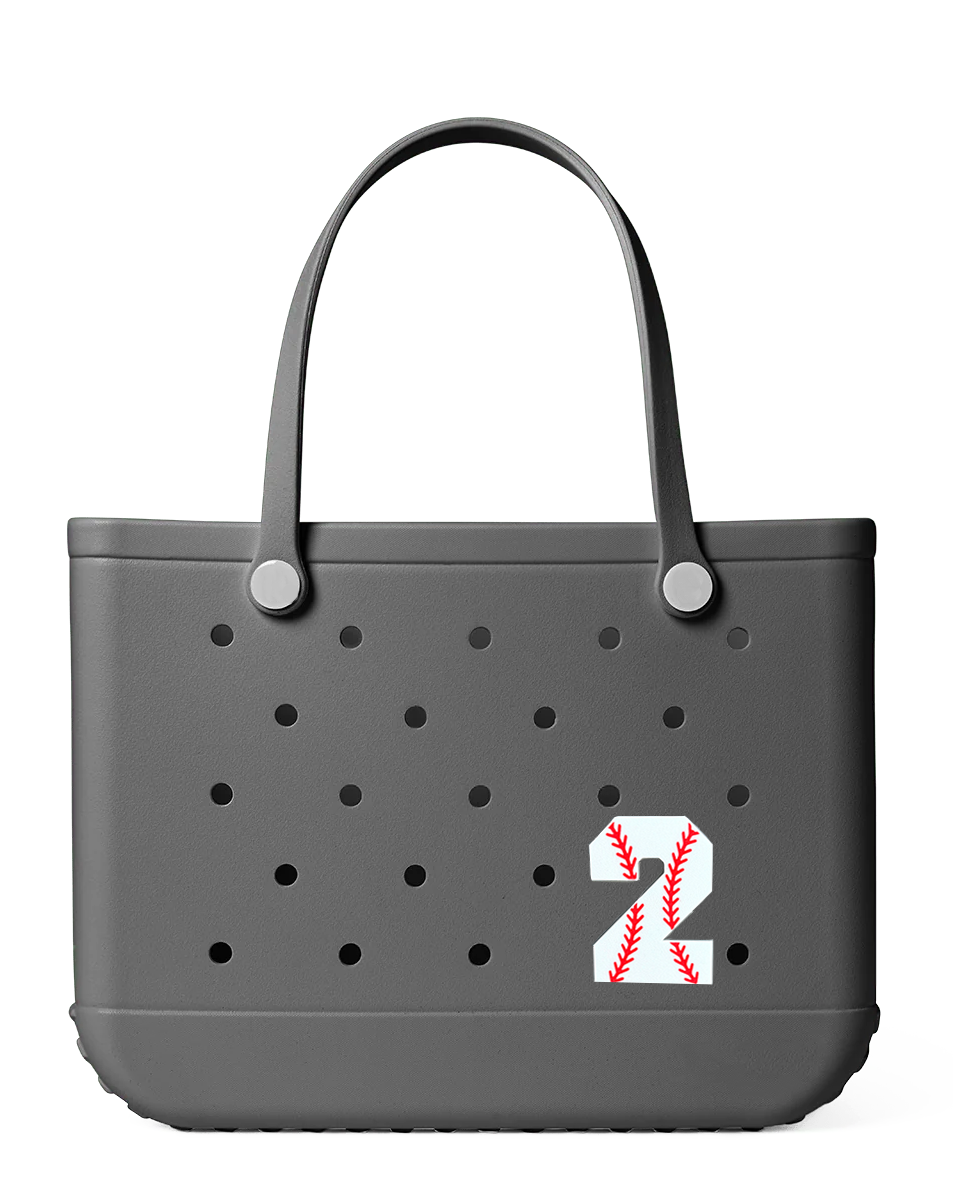 Baseball Number Charm