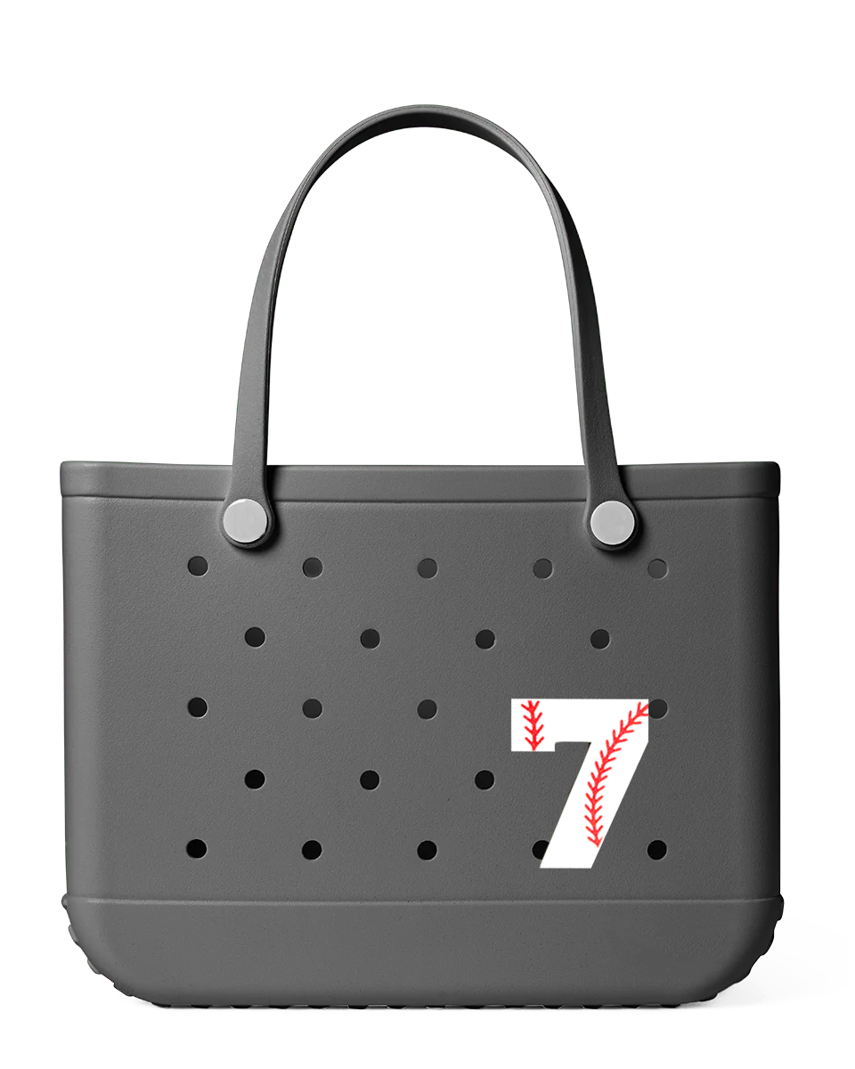 Baseball Number Charm