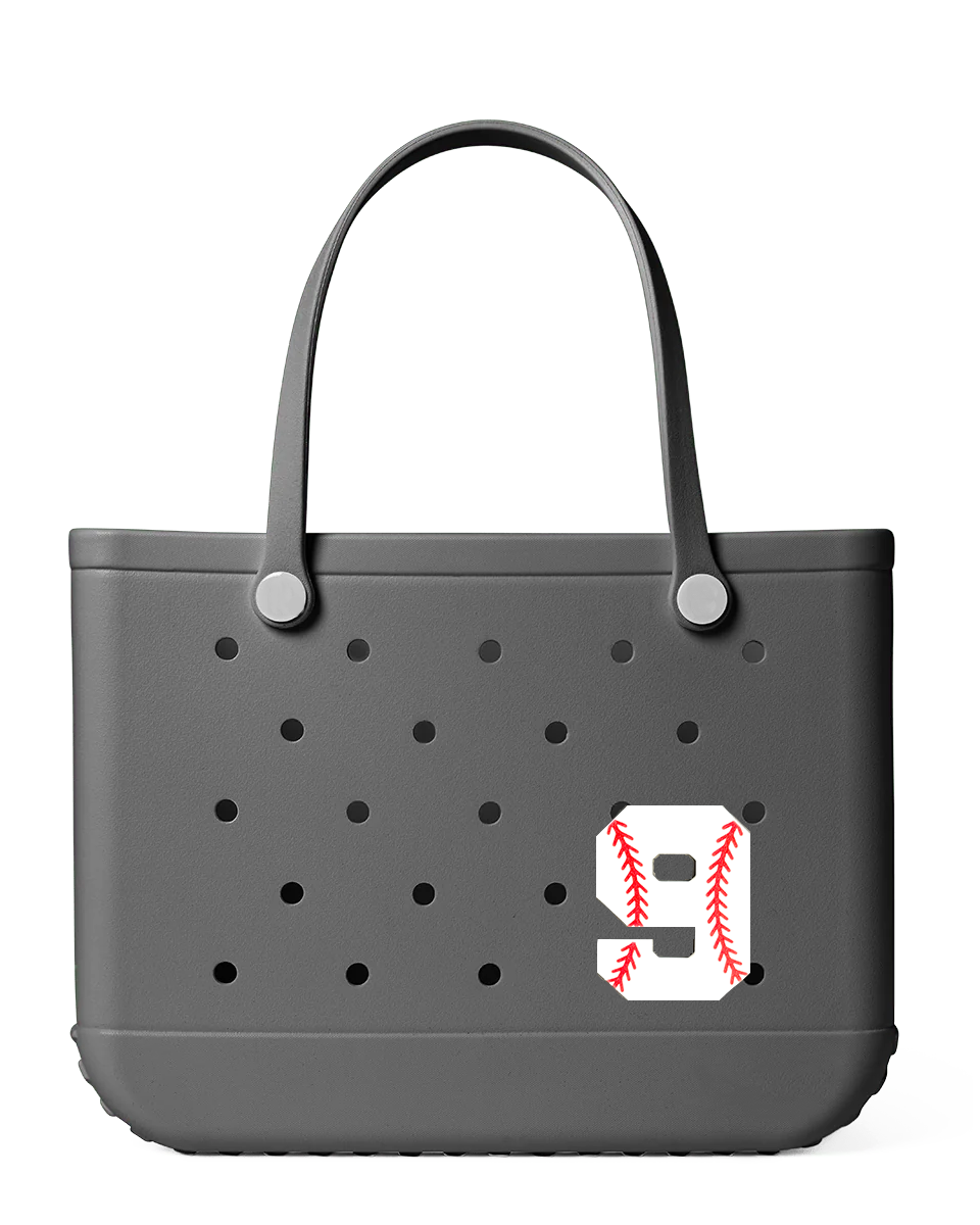 Baseball Number Charm