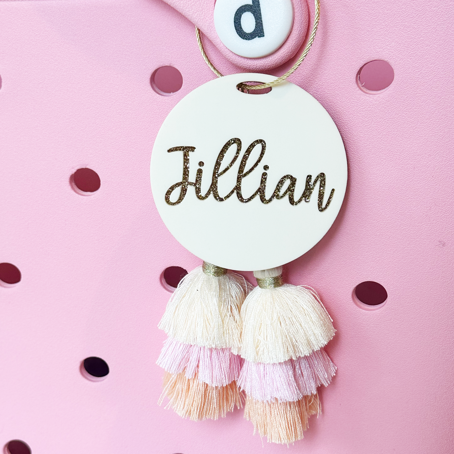 Personalized Name Bag Charm - paytonbrooke