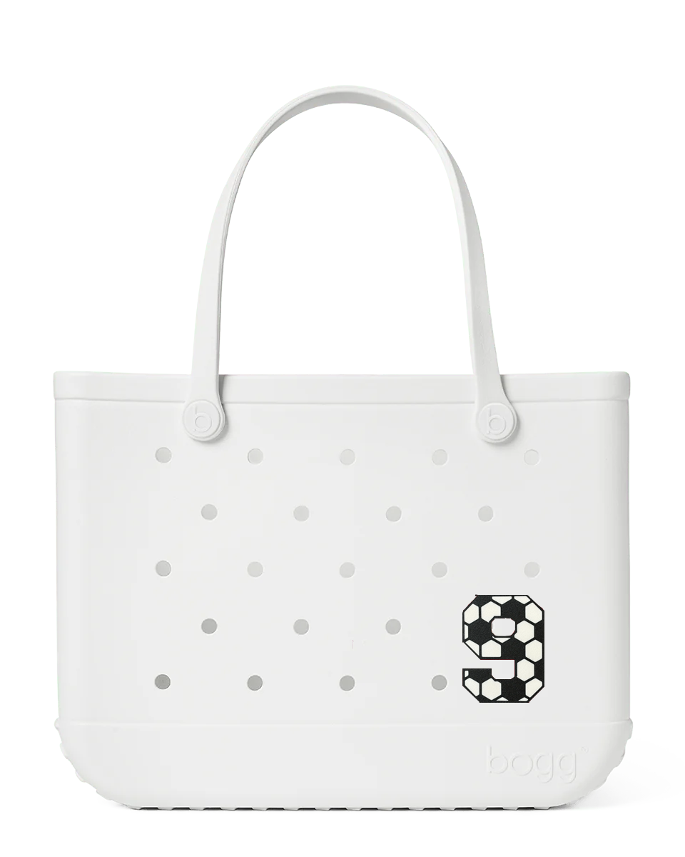Soccer Number Bogg Charm