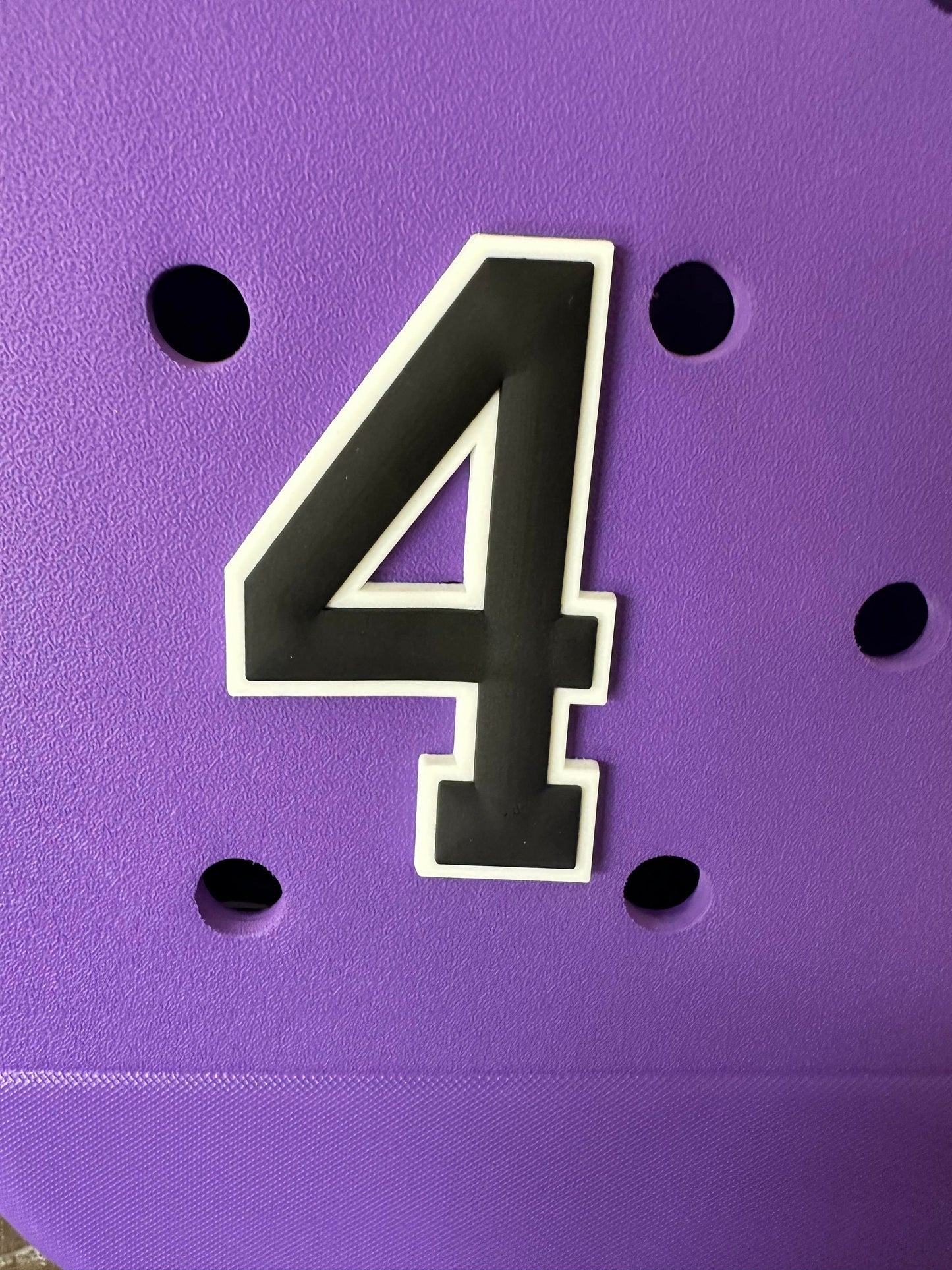 Jersey Uniform Number Charm | Sports Bogg Charm | Simple Southern Charm | Jersey Sports Uniform Bag Charm | Baseball Charm | Football Charm