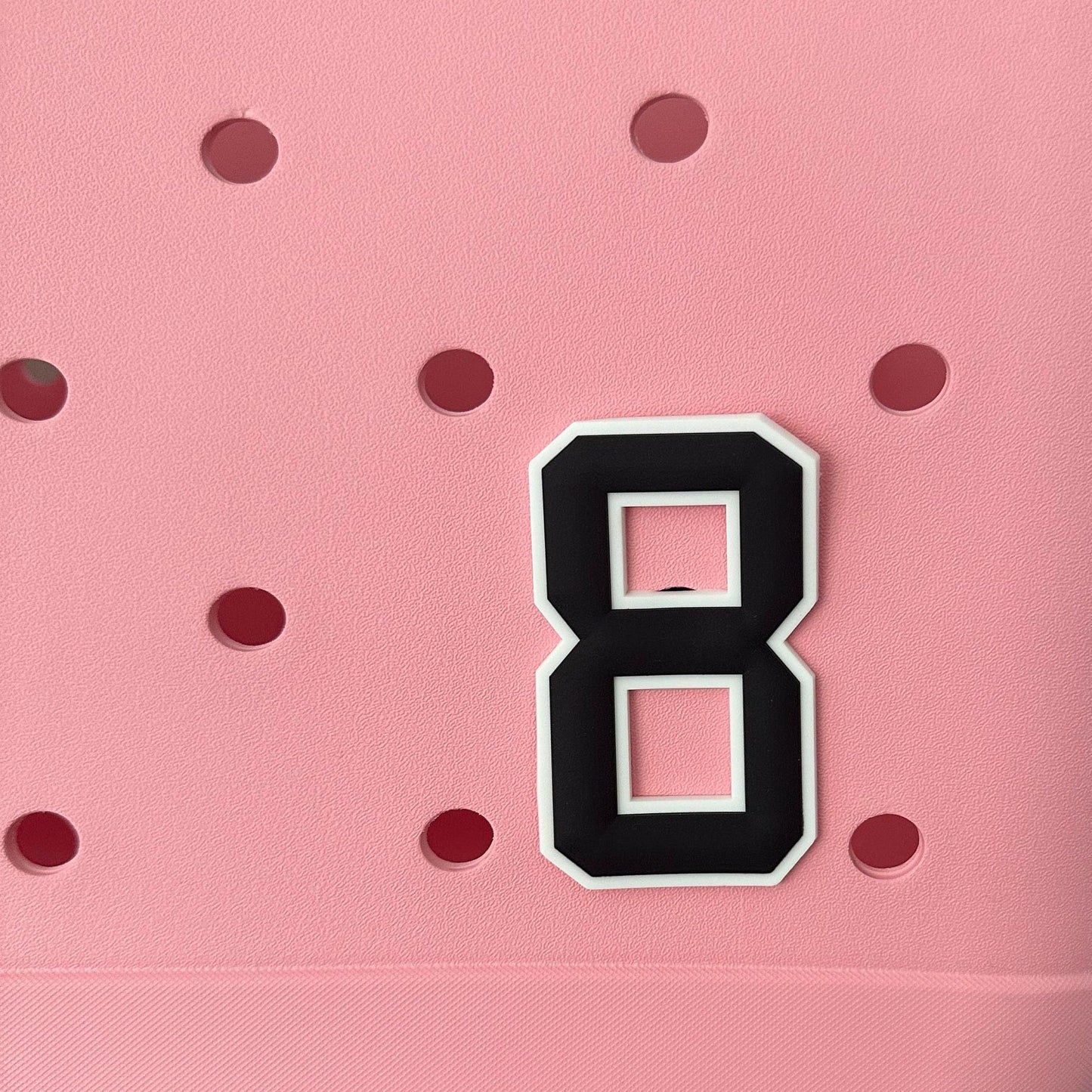 Jersey Uniform Number Charm | Sports Bogg Charm | Simple Southern Charm | Jersey Sports Uniform Bag Charm | Baseball Charm | Football Charm