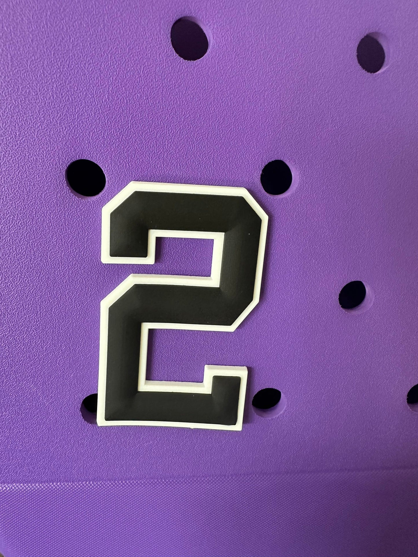 Jersey Uniform Number Charm | Sports Bogg Charm | Simple Southern Charm | Jersey Sports Uniform Bag Charm | Baseball Charm | Football Charm