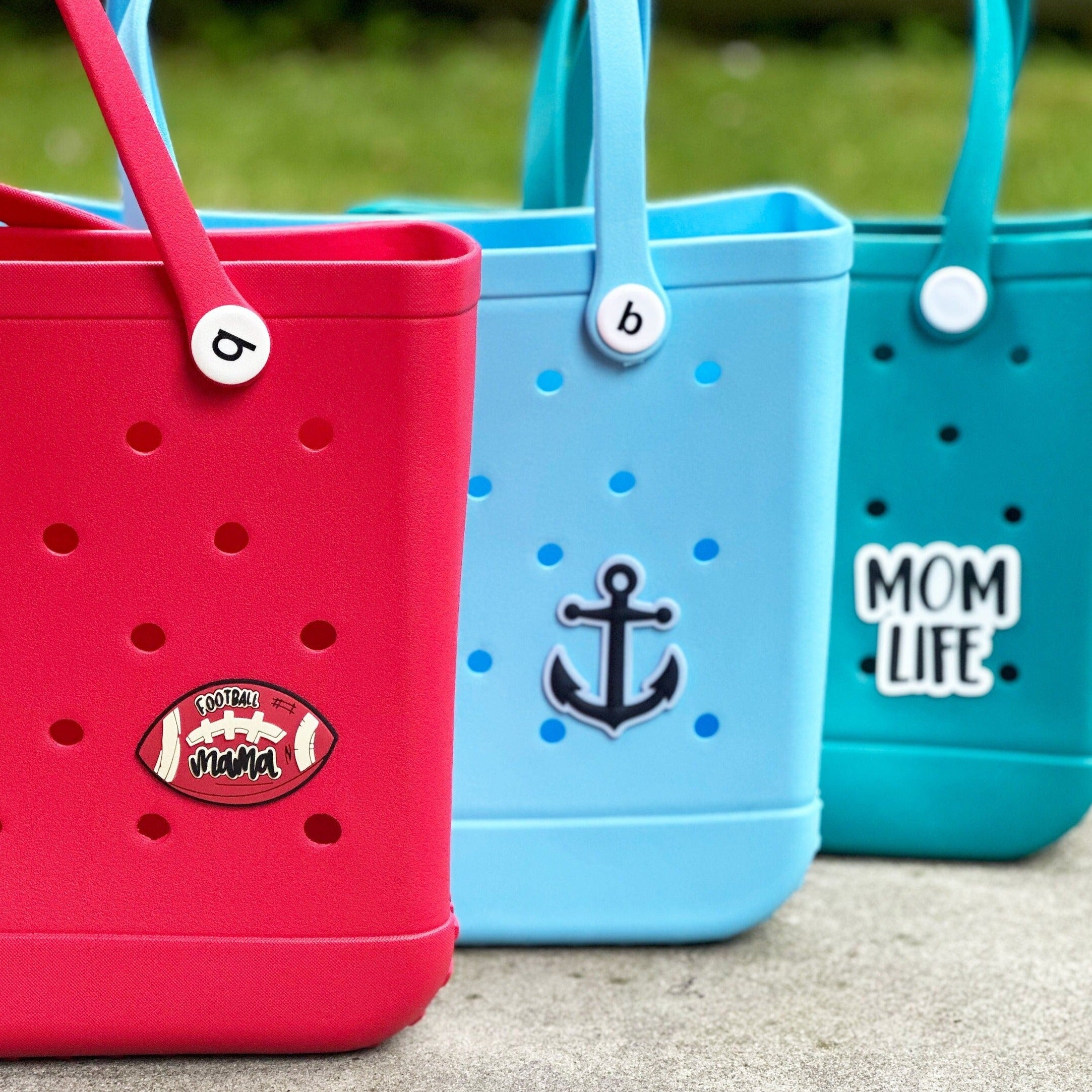 Bogg Bag Charms | Bogg Bits | Bogg Bag Accessories | Bogg Buttons | Bogg Bits | Simply Southern | Mom Life | Football Mom | Anchor