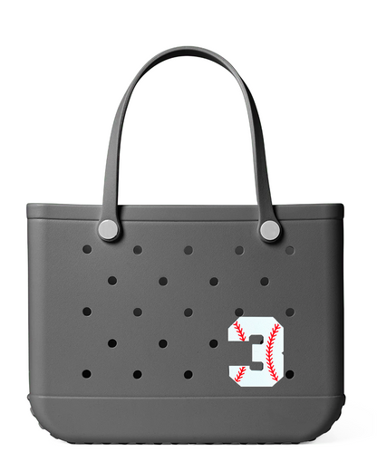 Baseball Number Charm